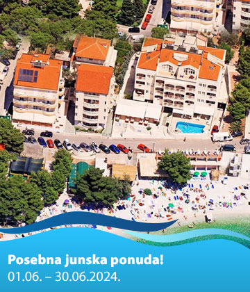 Hotel Horizont nalazi se u Baškoj Vodi. Uz šetnicu, okružena borovom šumom, samo 50 metara od poznate plaže „Nikolina“ koja je obilježena plavom zastavom. Hotel Horizont udaljen je samo 200 metara od centra grada. Na pet spratova nudi ukupno 202 dobro namještene i opremljene sobe i apartmana, od kojih većina ima balkon s pogledom na more ili planinu. U hotelu Horizont nalazi se wellness i spa koji se prostire na 2000 m2. SPA dio nudi bogat izbor bazena: unutarnji bazen, vanjski bazen, hidro-masažni bazen, kneipove kupke i kromatske tuševe. Oduševit će vas svijet sauna u kojem se nalaze finska sauna, ruska sauna, turska kupelj, slana sauna, tepidarium, aromarij i bio sauna.Wellness u svojoj ponudi ima fitness, masaže, frizerski salon, kozmetički salon s bogatom ponudom usluga.